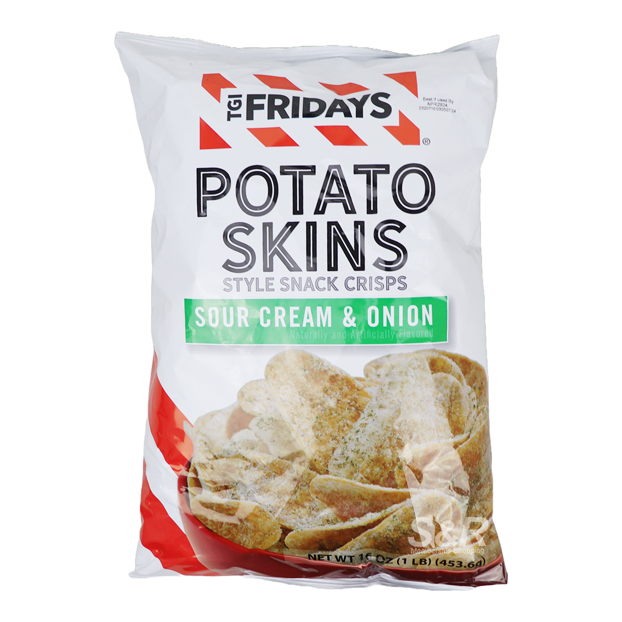 TGI Fridays Potato Skins Sour Cream & Onion 453g